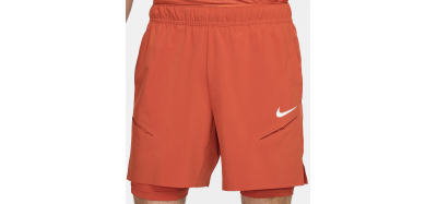 Short Homme Nike Court Dri-FIT Slam Paris Orange 