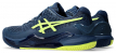 Chaussure Homme Asics Gel Resolution 9 Bleu Jaune Toutes surfaces 