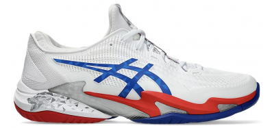 Chaussure Homme Asics Court FF 3 Novak Blanc Bleu Toutes surfaces  