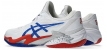 Chaussure Homme Asics Court FF 3 Novak Blanc Bleu Toutes surfaces  