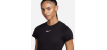 T-Shirt Femme Nike Court Advantage Noir