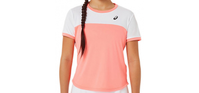 T-Shirt Fille Asics SS Top Corail 